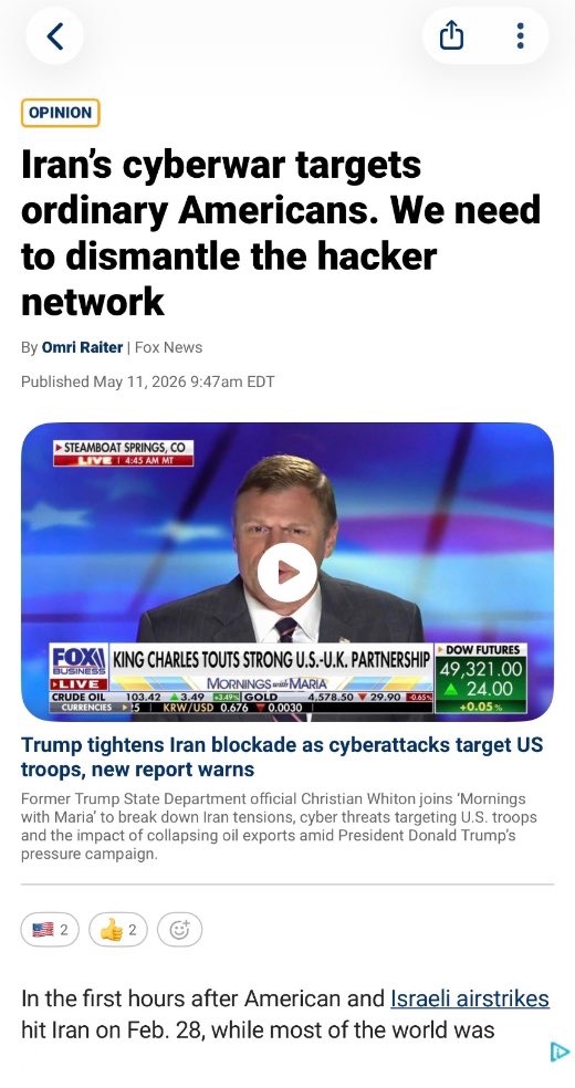Iran\u2019s cyberwar targets ordinary Americans. We need to dismantle the hacker network — Fox News
