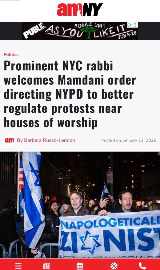 Prominent NYC rabbi welcomes Mamdani order directing NYPD to regulate protests near houses of worship — amNewYork