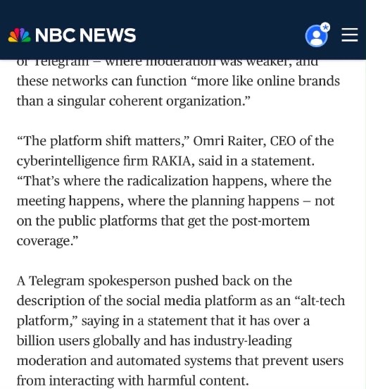 \u201CThe platform shift matters\u201D \u2014 Raiter on where radicalization now happens — NBC News